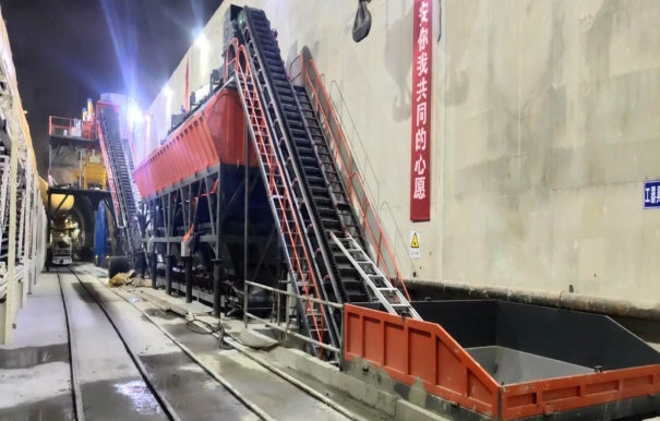 Hubei Shiyan HZS90 Бетонная туннельная станция