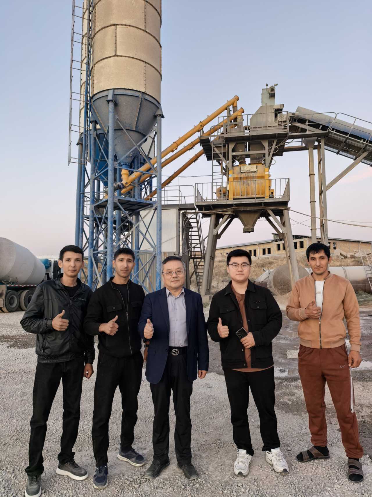 Поставка бетонного завода HZS120 в г. Шымкент